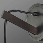 minimalist black wall sconce