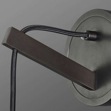 minimalist black wall sconce