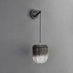 smoky gray wall sconces
