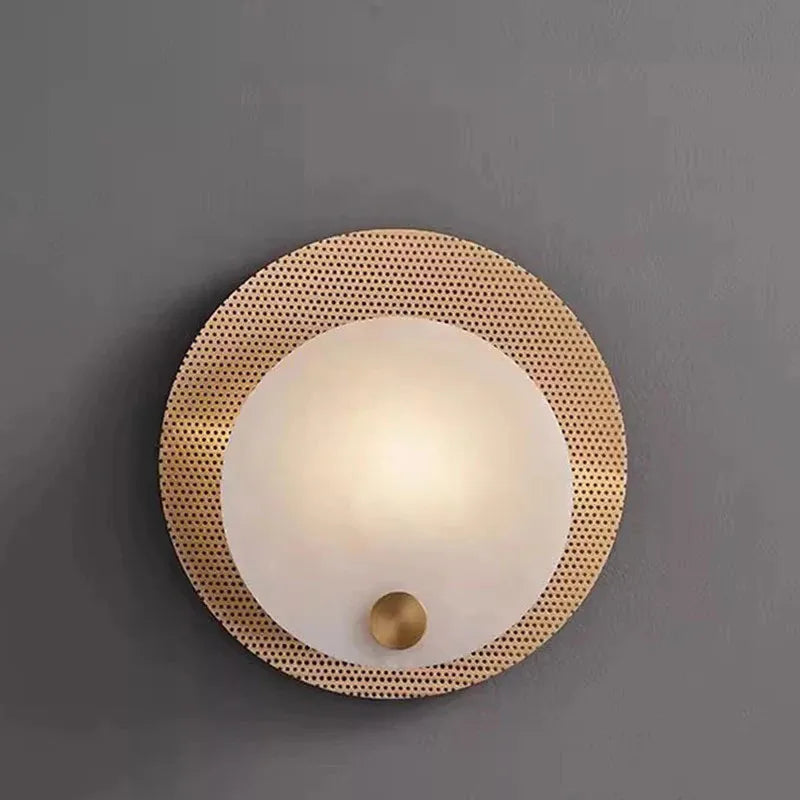 Harlan Alabaster Wall Light | Artistic Indoor Glow for Modern Living Spaces - View 7