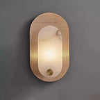 Harlan Alabaster Wall Light | Artistic Indoor Glow for Modern Living Spaces