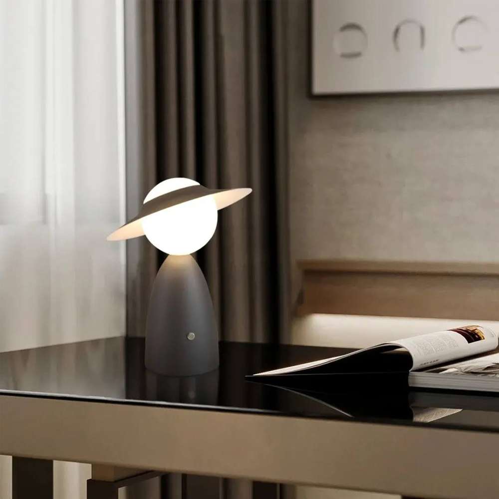 unique hat-man touch table lamp