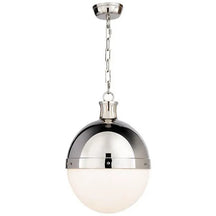 white glass pendant