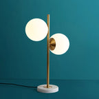 glass shade table light