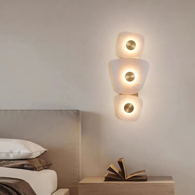 Holmdel Alabaster Wall Sconce – Designer Wall Light for Premium Interior Lighting - View 3