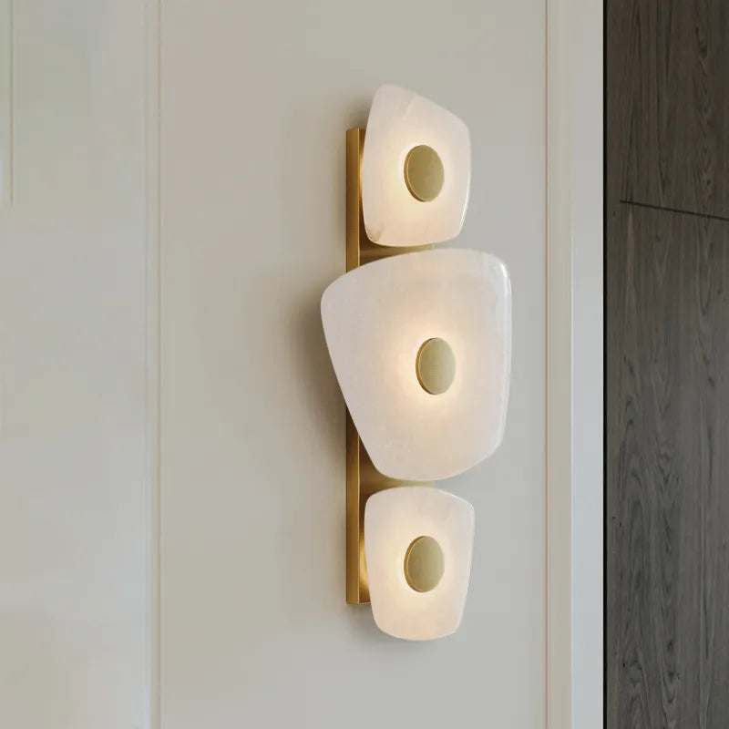 Holmdel Alabaster Wall Sconce – Designer Wall Light for Premium Interior Lighting - View 5