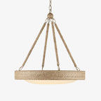 Hopscotch Chandelier — Playful Multi-Element Ceiling Light with Warm Kinetic Glow