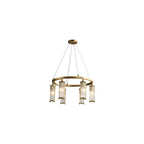 brass ring chandelier