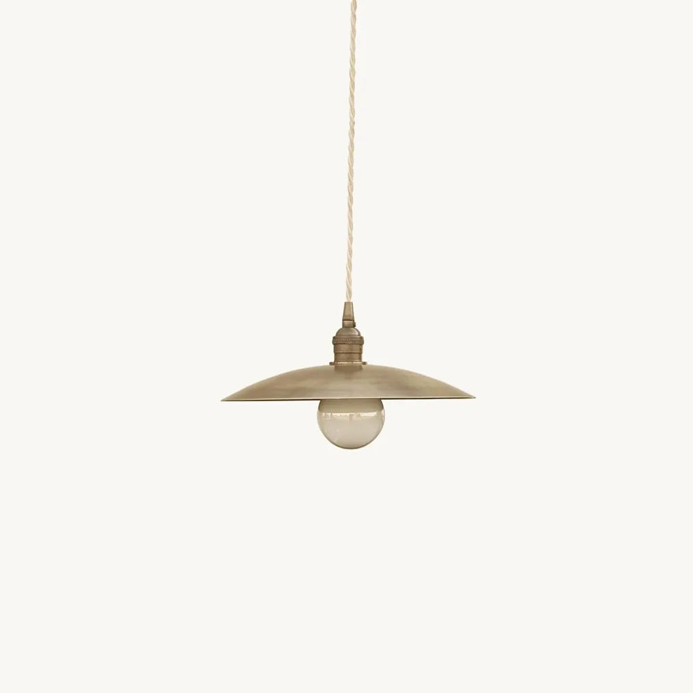 Industrial Brass Pendant Light – Vintage Kitchen Island Lighting