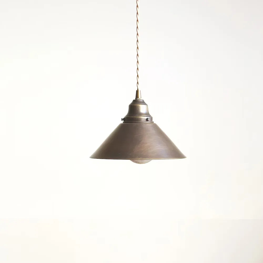 Industrial Brass Pendant Light – Vintage Kitchen Island Hanging Lamp