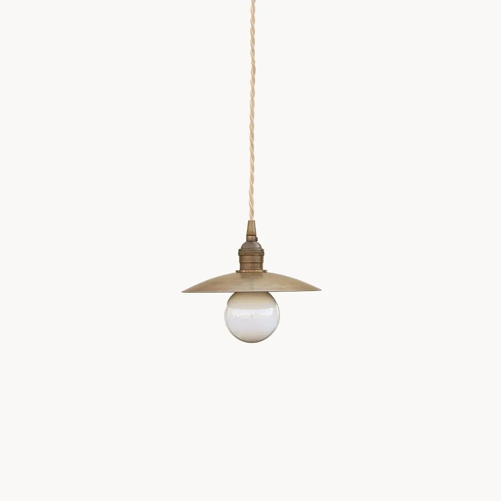 Industrial Brass Pendant Light – Vintage Kitchen Island Lighting