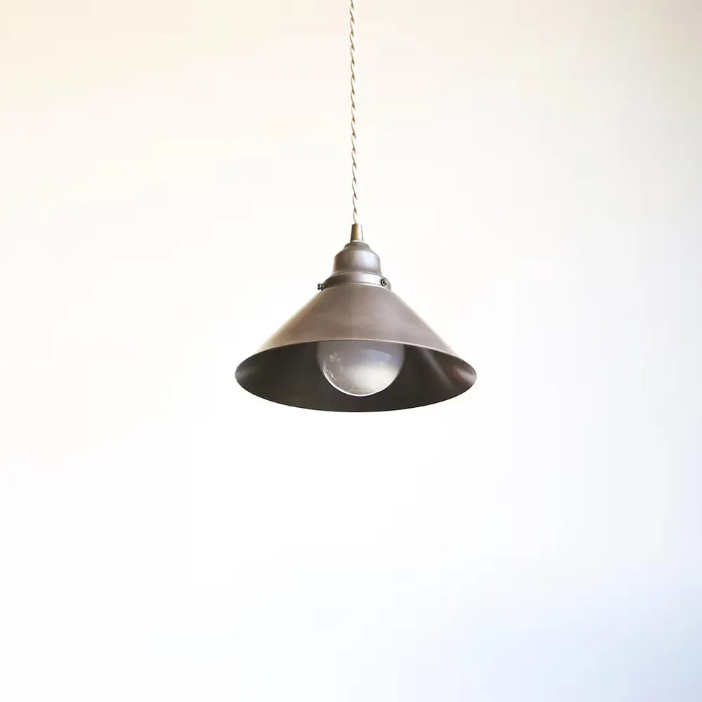 Industrial Brass Pendant Light – Vintage Kitchen Island Hanging Lamp