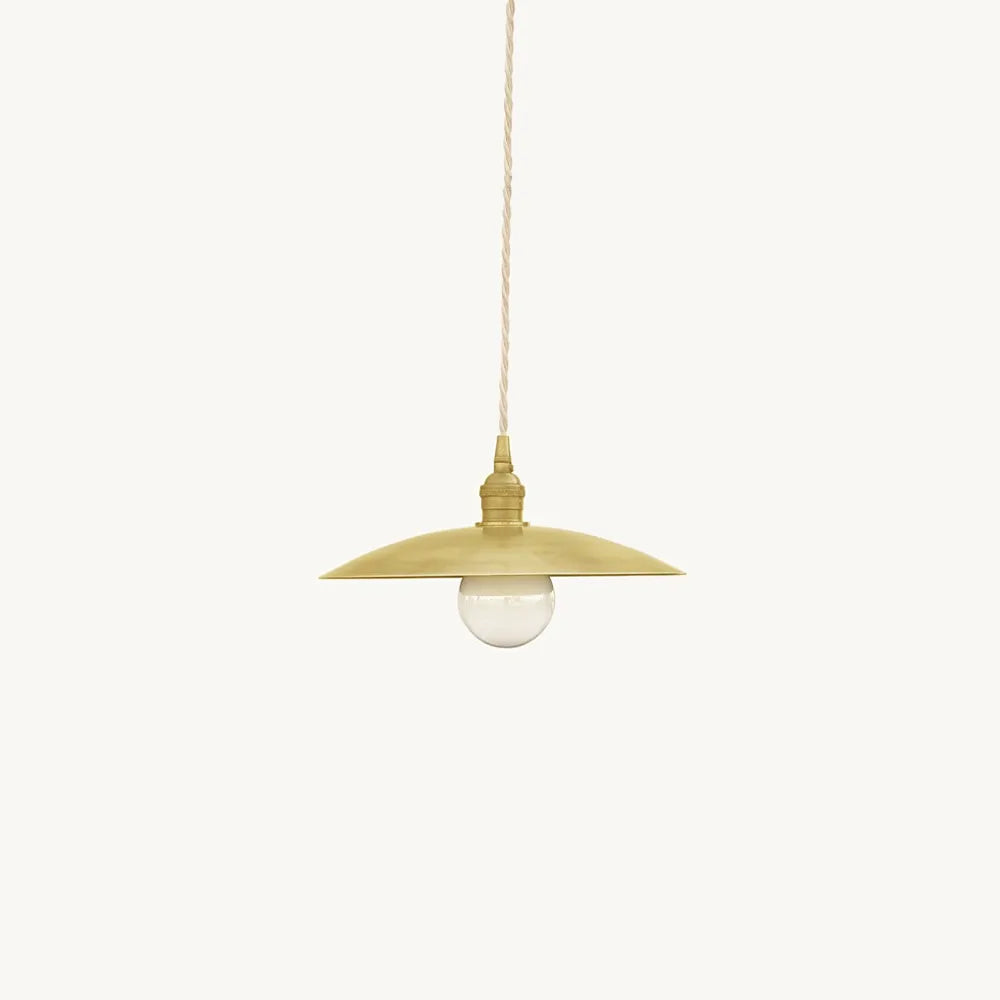 Industrial Brass Pendant Light – Vintage Kitchen Island Lighting