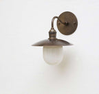 brass wall sconce