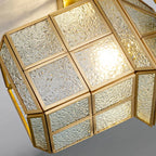 gold square outdoor sconce