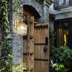 square outdoor sconce