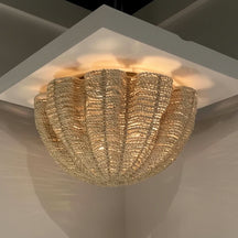 Isla Coastal-Inspired Flush Mount Ceiling Lamp
