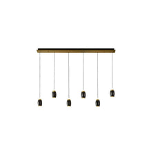 jacarra black linear light fixture