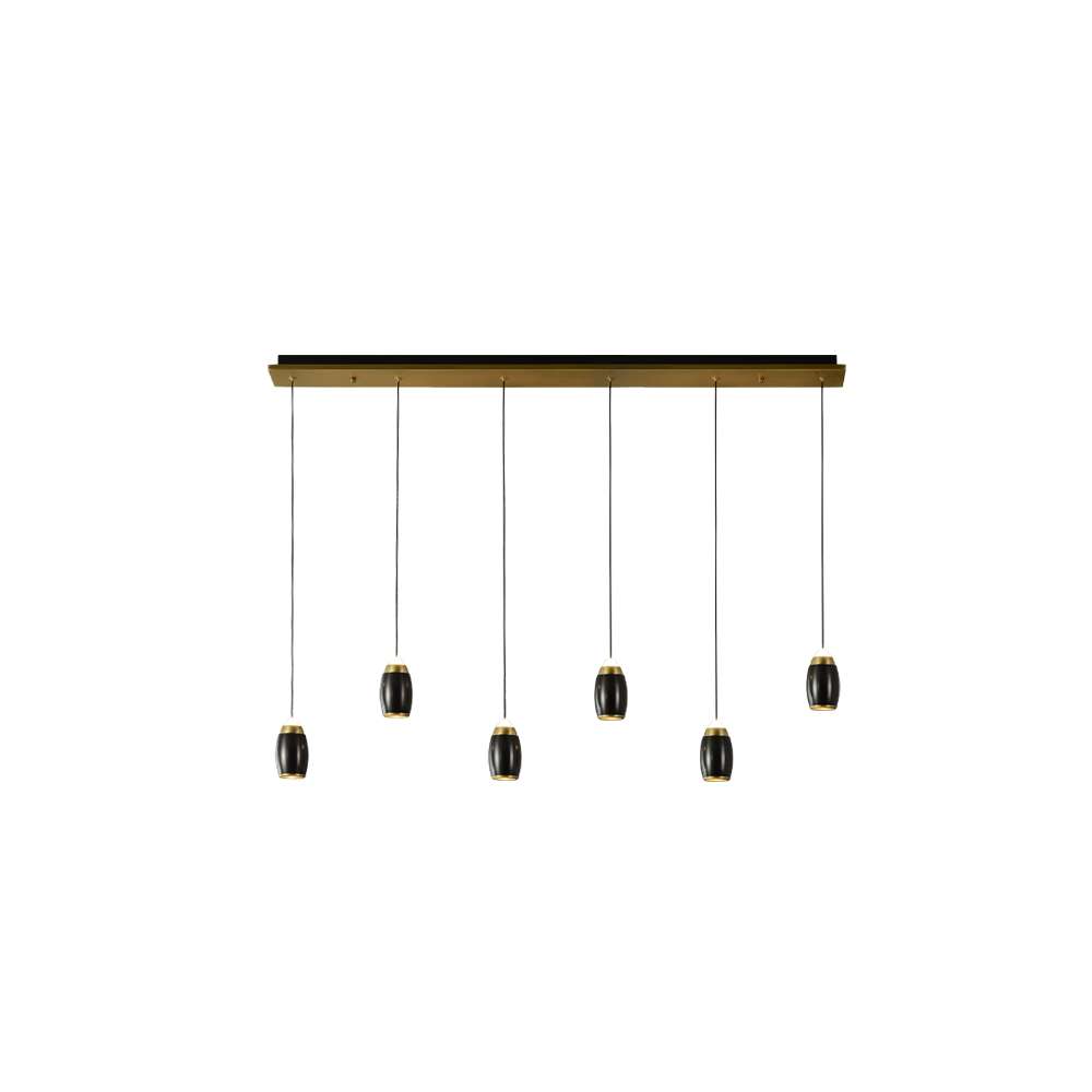 jacarra black linear light fixture