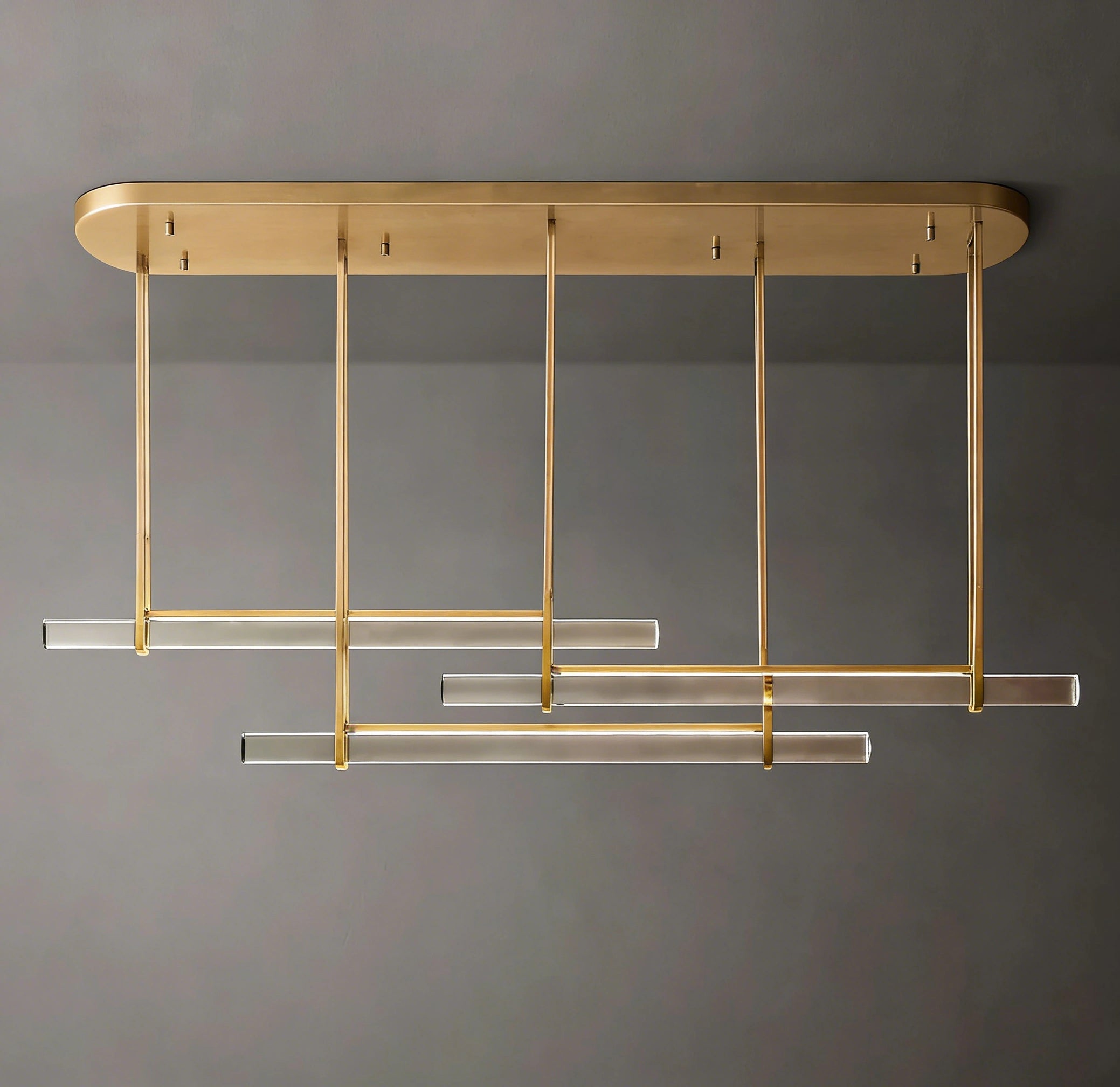 Triple Bar Linear Chandelier