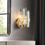 cylinder crystal wall sconce