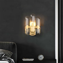 clear crystal wall light