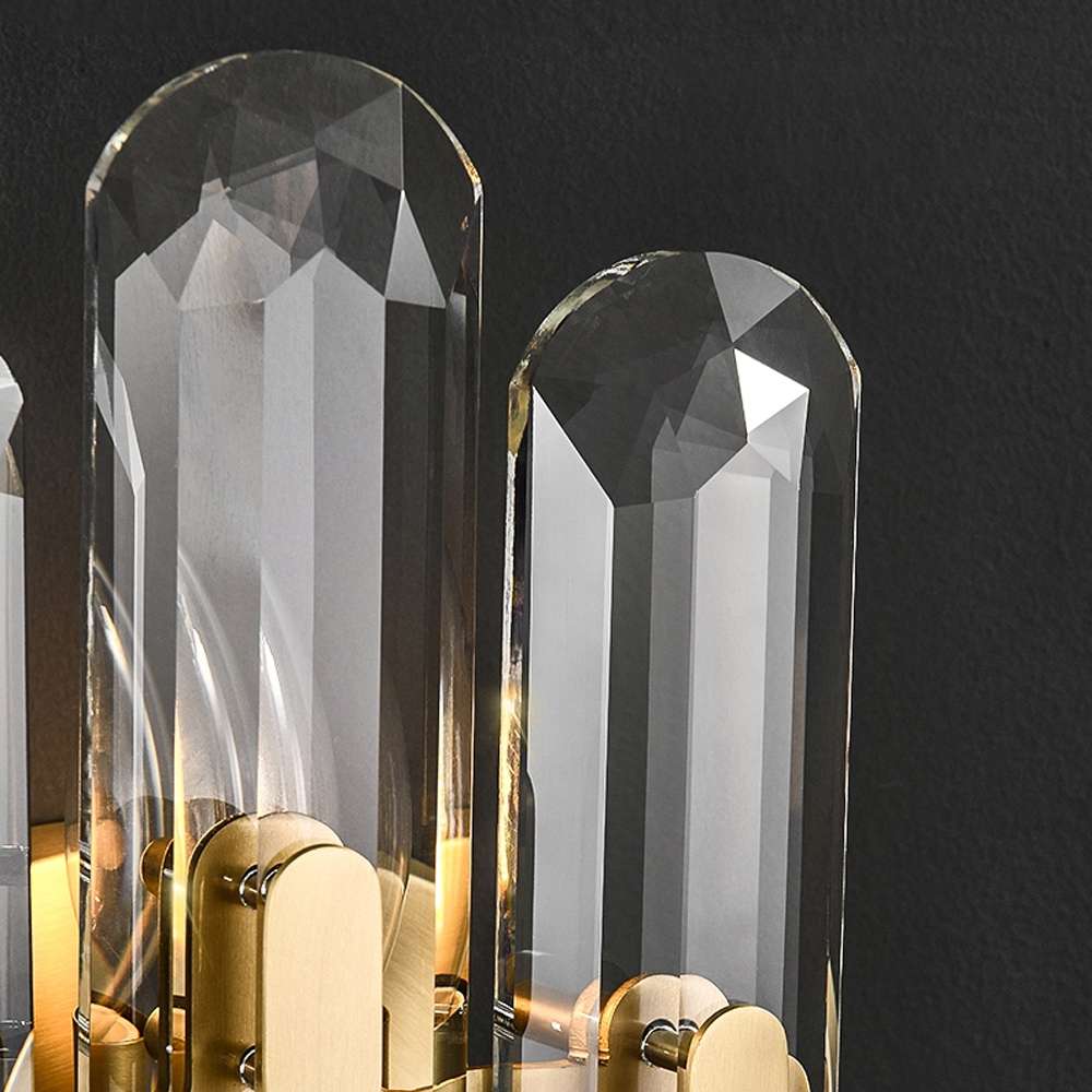 modern crystal wall sconce
