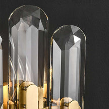modern crystal wall sconce