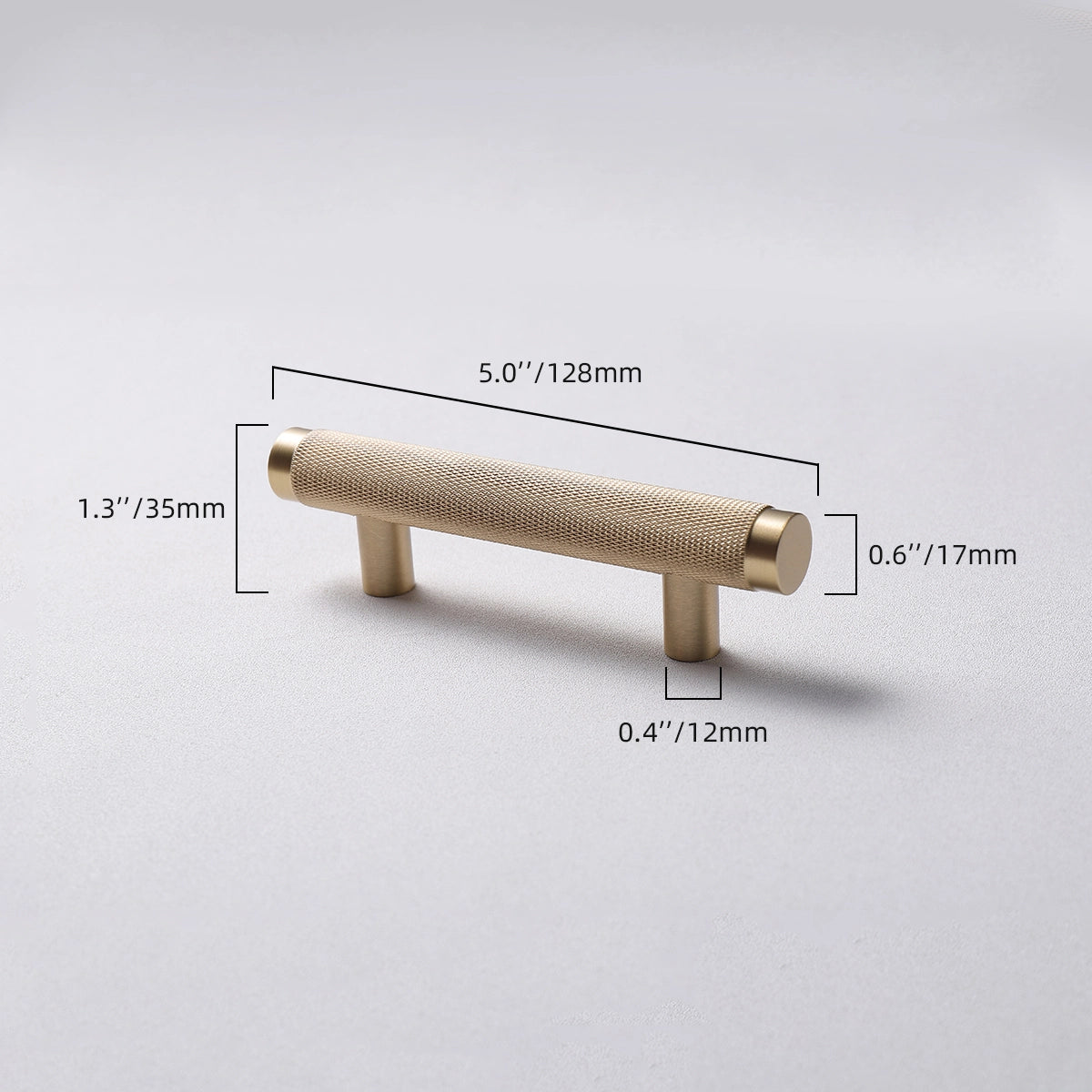 functionality knurled brass cabinet pull