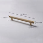 knurled brass cabinet pull