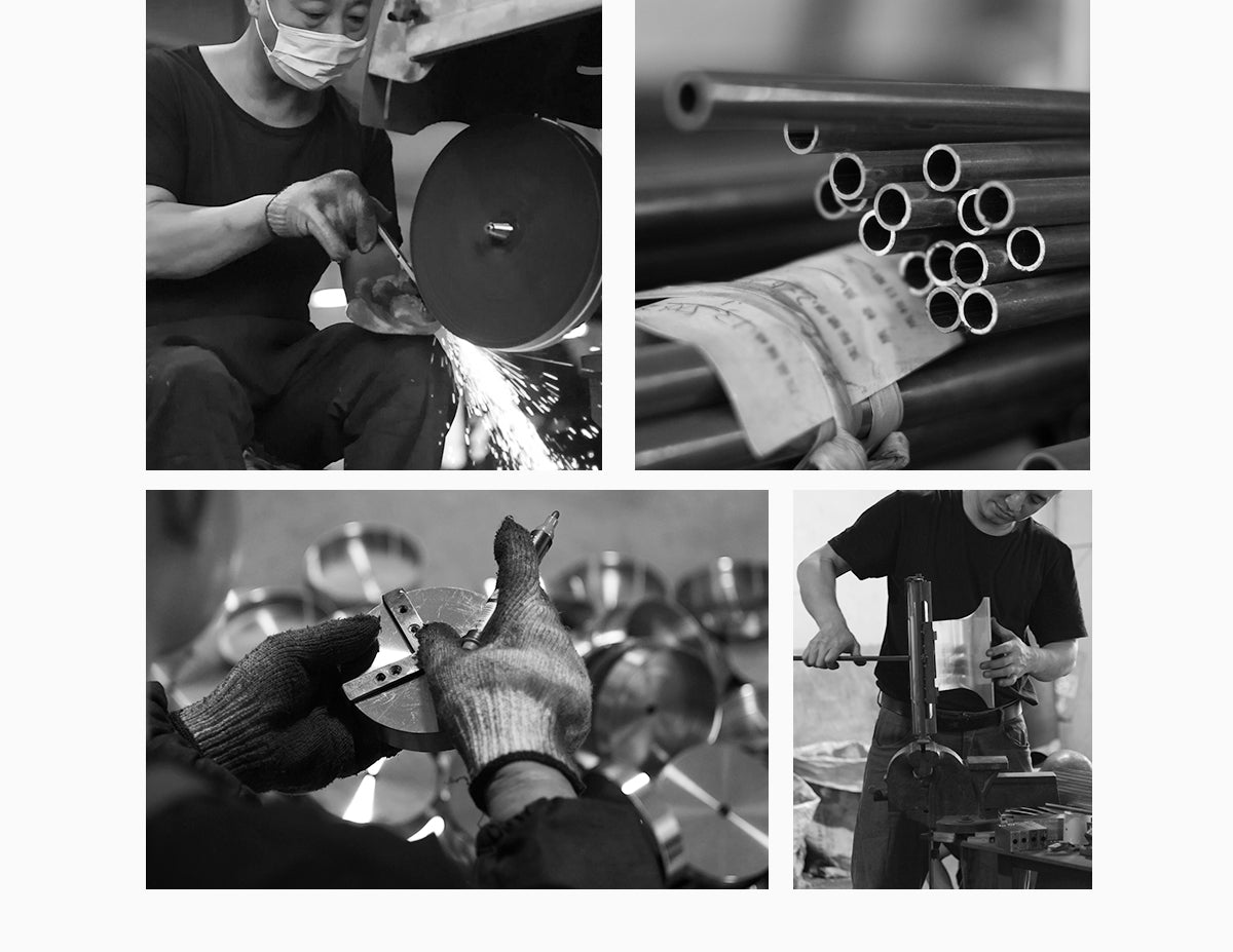 Workshop craftsmanship — cutting, polishing and assembly