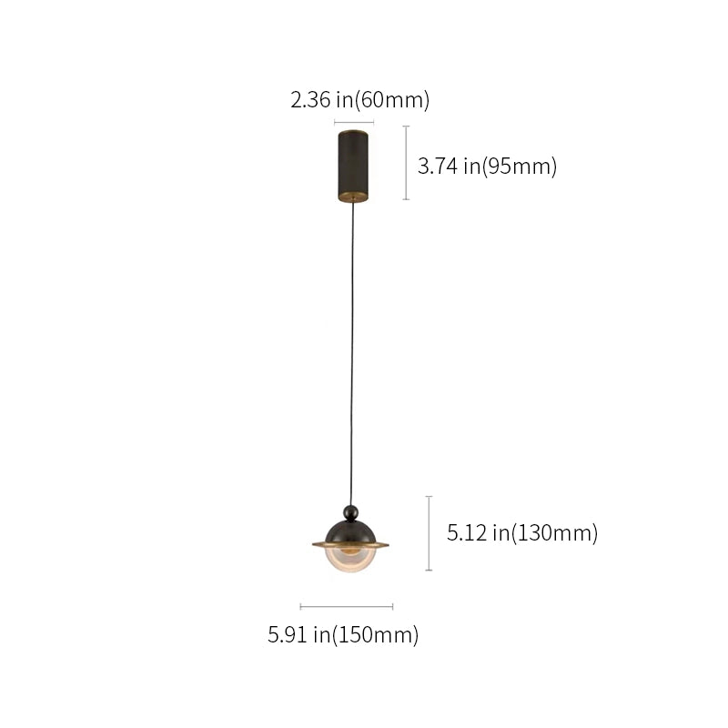 jupiter planet-shaped lampshade