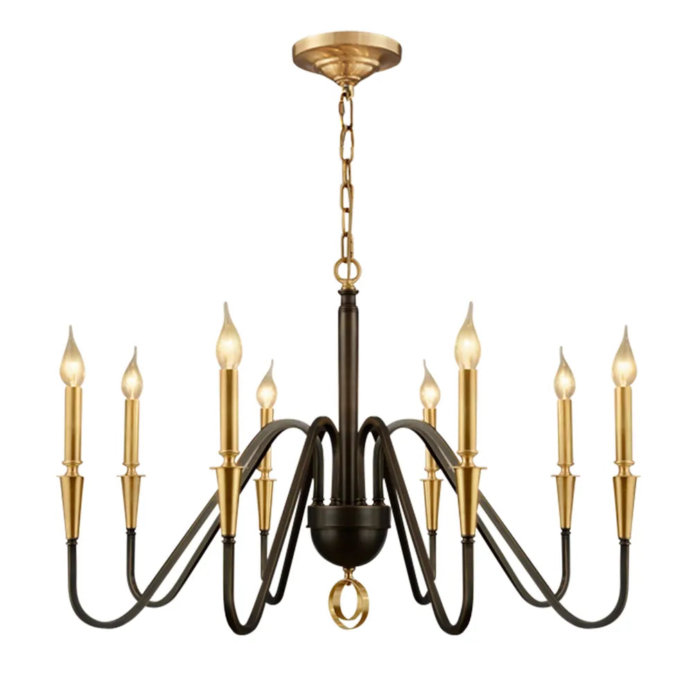 brass karthe candle chandelier
