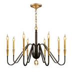 brass karthe candle chandelier