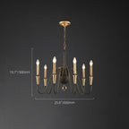 black brass karthe chandelier