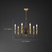 black brass karthe chandelier