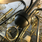 brass candle chandelier
