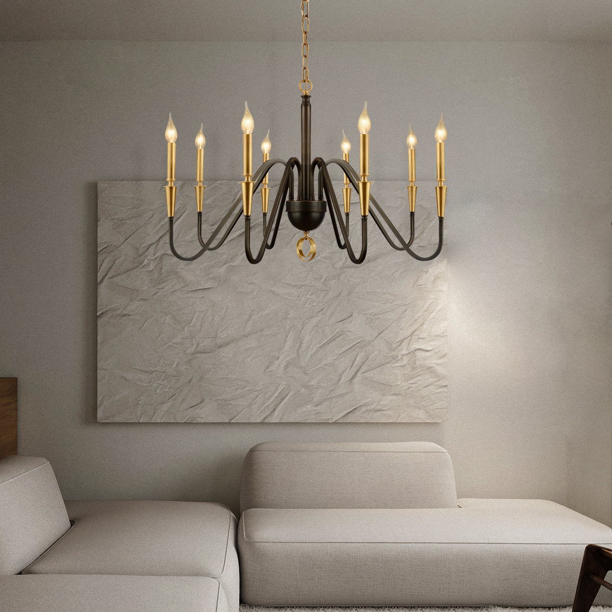 elegant candle chandelier