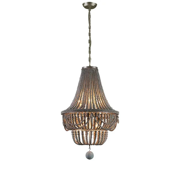 katia boho wood chandelier