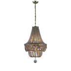 katia boho wood chandelier