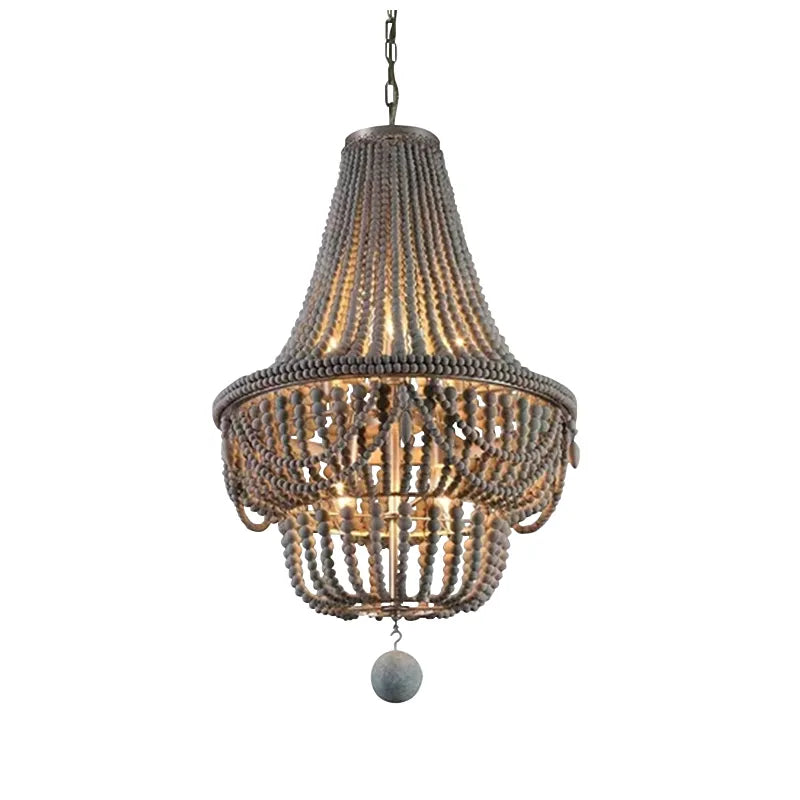 beaded chandelier lamp