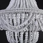 beaded white boho