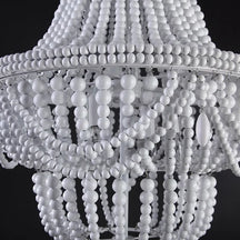 beaded white boho