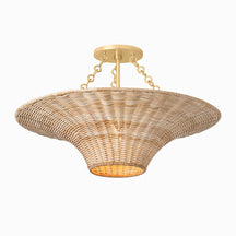 Ketan Flush Mount - Refined Minimalist Close-to-Ceiling Light Fixture