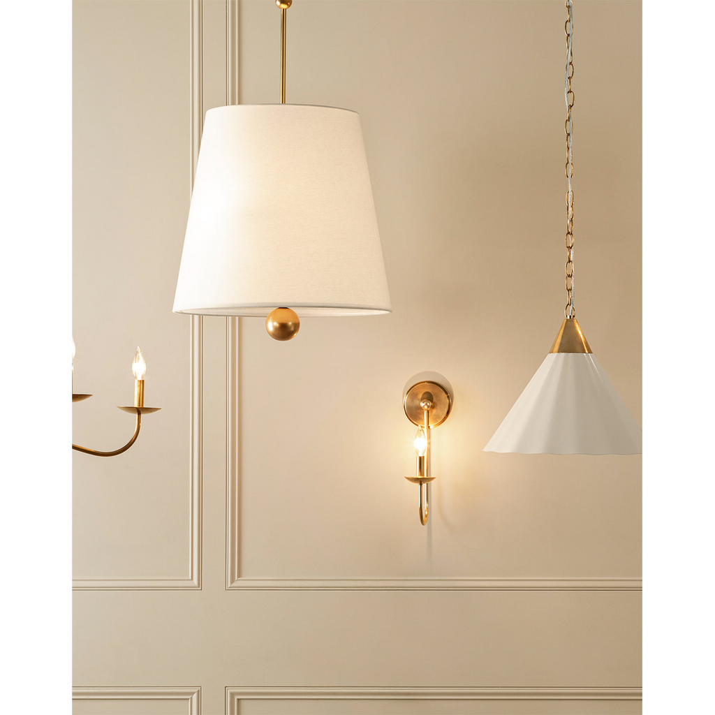Philomena Single Sconce - Elegant Wall Light Fixture