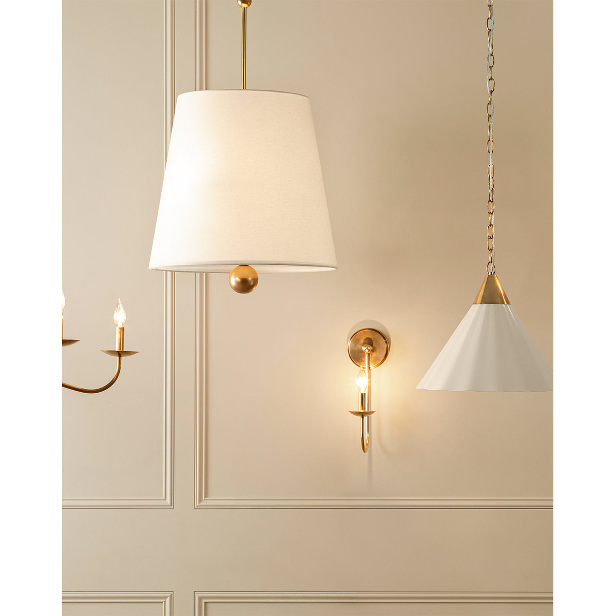 Philomena Single Sconce - Elegant Wall Light Fixture