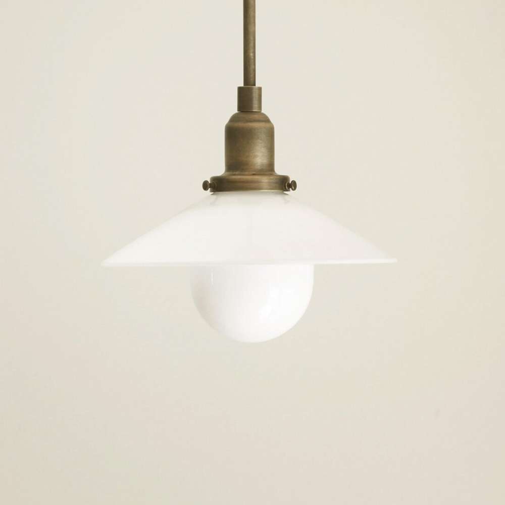 Simple Glass Pendant Light – Exquisite Kitchen Island Hanging Lamp