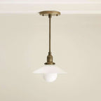 Simple Glass Pendant Light – Exquisite Kitchen Island Hanging Lamp - View 2