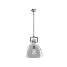 nickel glass pendant lamp