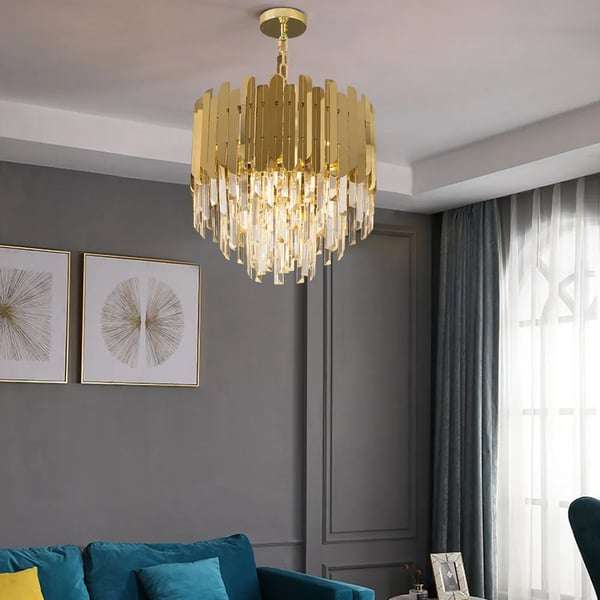 modern round chandelier